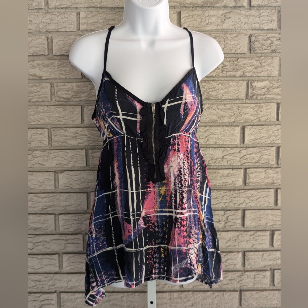 Hang Ten Handkerchief Top Y2K 2000s Small EUC